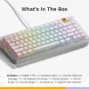 Mehāniskā tastatūra GLORIOUS GMMK 3 HE 75% Wired balta US izkārtojums