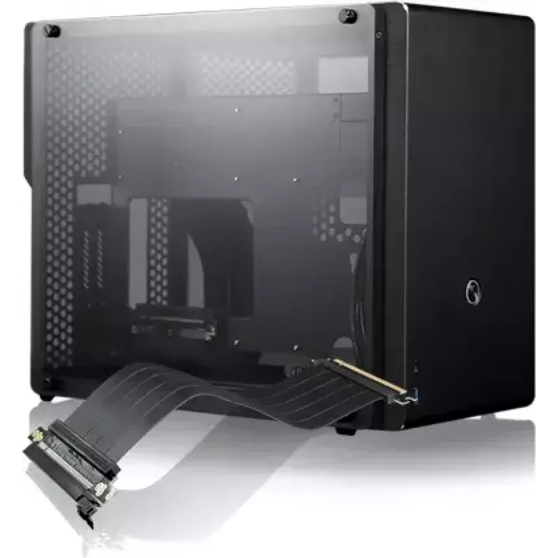 RAIJINTEK Ophion M Evo ALS Midi Tower korpuss, melns, caurspīdīgs