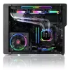 RAIJINTEK Ophion M Evo ALS Midi Tower korpuss, melns, caurspīdīgs