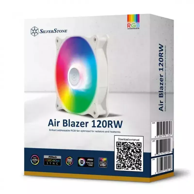 Ventilators Silverstone Air Blazer 120RW 120mm 600-2200 RPM balts