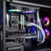 RAIJINTEK EOS 12 RBW ADD 120 mm hidrauliskā gultņa PWM ventilators, 2 gab., melns/baltss