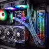 RAIJINTEK EOS 12 RBW ADD 120 mm hidrauliskā gultņa PWM ventilators, 2 gab., melns/baltss