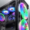 RAIJINTEK EOS 12 RBW ADD 120 mm hidrauliskā gultņa PWM ventilators, 2 gab., melns/baltss