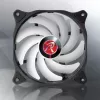 RAIJINTEK EOS 12 RBW ADD 120 mm hidrauliskā gultņa PWM ventilators, 2 gab., melns/baltss