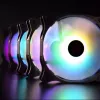RAIJINTEK EOS 12 RBW ADD 120 mm hidrauliskā gultņa PWM ventilators, 2 gab., melns/baltss