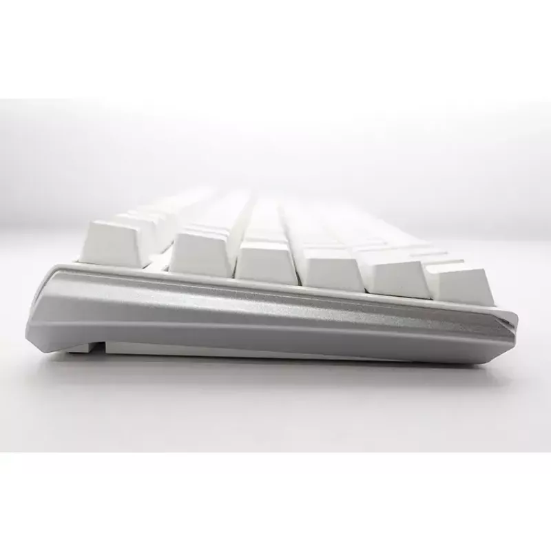 Ducky One 3 Classic Pure balta TKL spēļu tastatūra ar RGB LED, MX-Clear slēdžiem