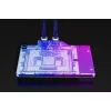 Ūdens bloks + aizmugures plāksne Alphacool 13456 Akrils Alumīnijs Melns Sudraba Caurspīdīgs