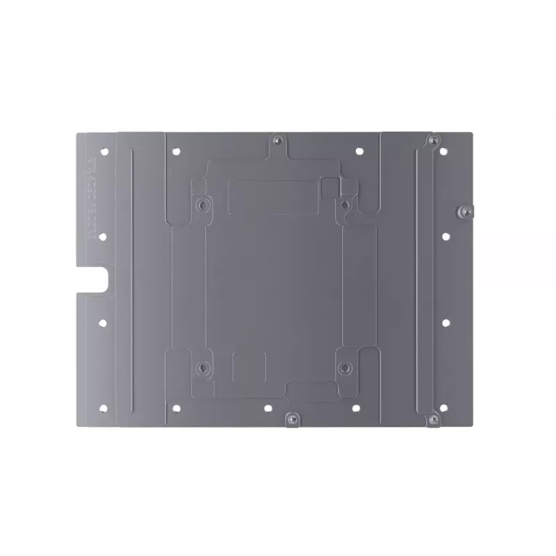 Ūdens bloks + aizmugures plāksne Alphacool 13456 Akrils Alumīnijs Melns Sudraba Caurspīdīgs