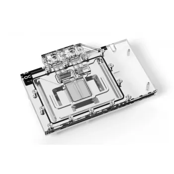 Ūdens bloks + aizmugures plāksne Alphacool 13456 Akrils Alumīnijs Melns Sudraba Caurspīdīgs
