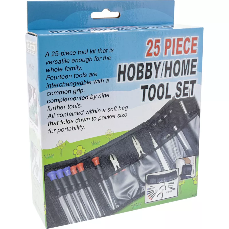 Mājas un hobiju instrumentu komplekts InLine 43012A 25 gab.