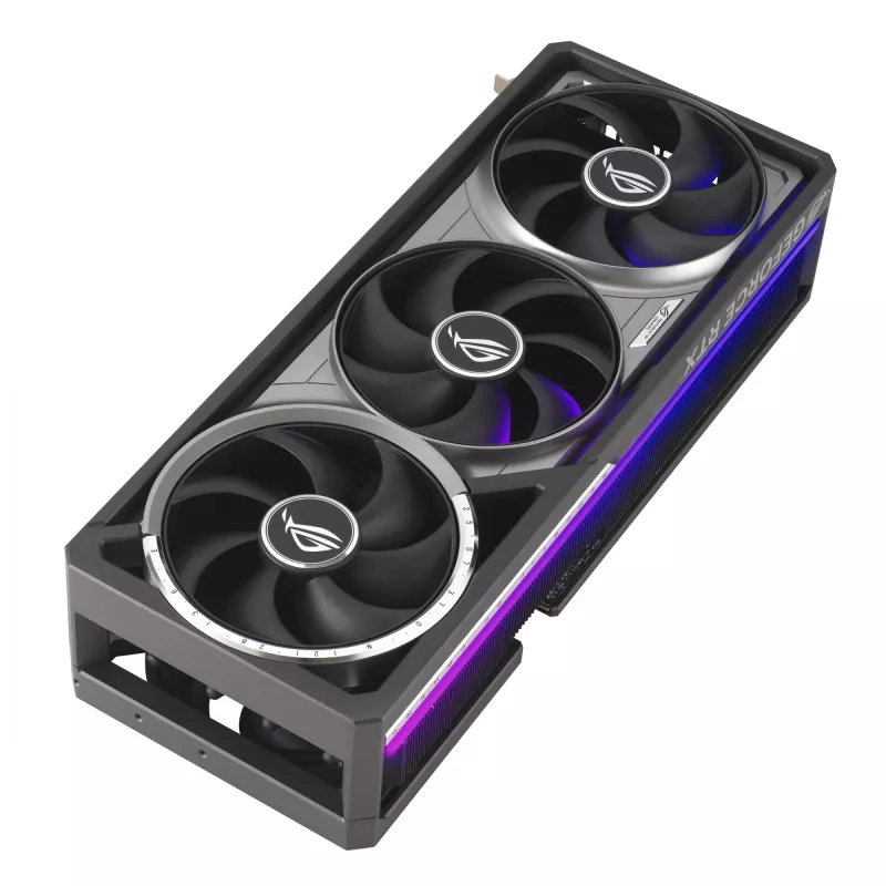 Grafikas karte ASUS GeForce RTX 5090 — 32 GB GDDR7, 512 bitu, PCIe 5.0, 4 ventilatori, 357,6×149,3×76 mm