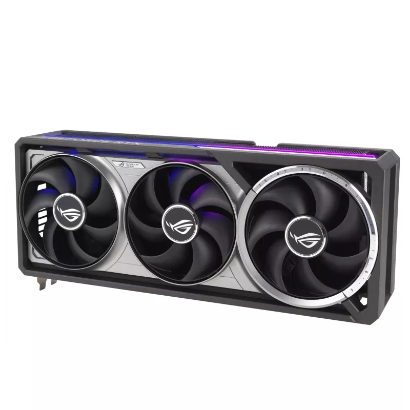 Grafikas karte ASUS GeForce RTX 5090 — 32 GB GDDR7, 512 bitu, PCIe 5.0, 4 ventilatori, 357,6×149,3×76 mm