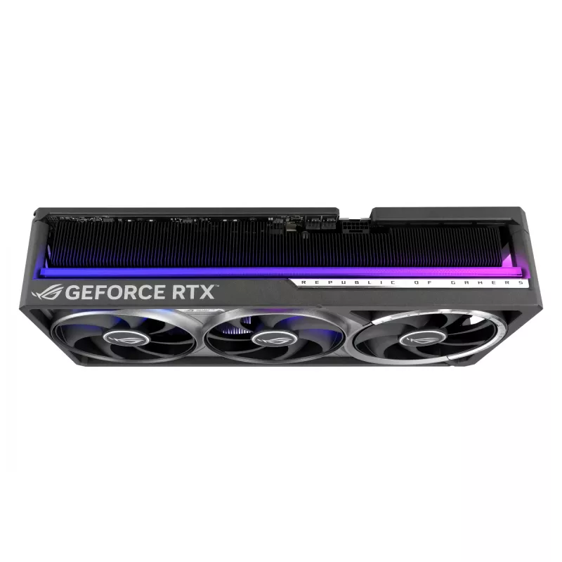 Grafikas karte ASUS GeForce RTX 5090 — 32 GB GDDR7, 512 bitu, PCIe 5.0, 4 ventilatori, 357,6×149,3×76 mm
