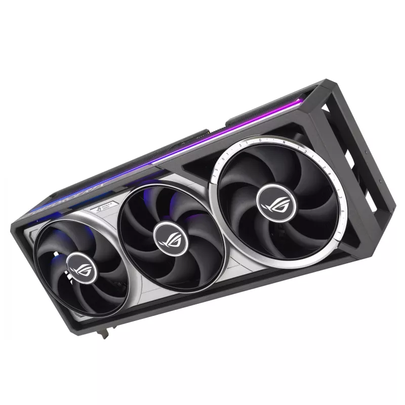 Grafikas karte ASUS GeForce RTX 5090 — 32 GB GDDR7, 512 bitu, PCIe 5.0, 4 ventilatori, 357,6×149,3×76 mm