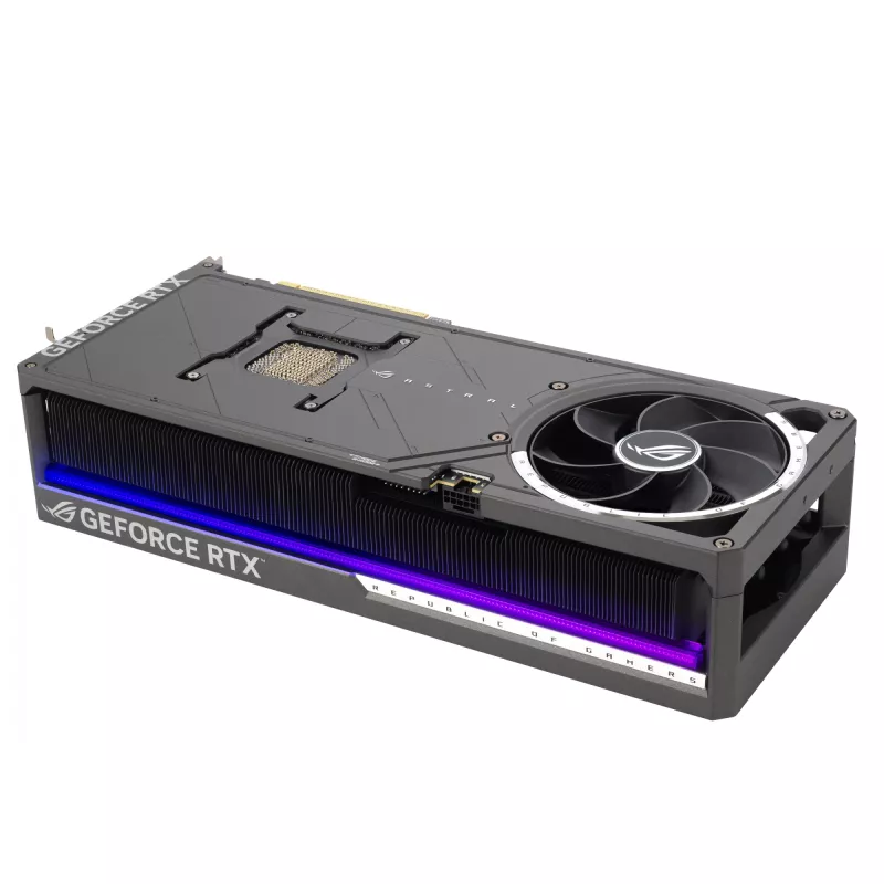 Grafikas karte ASUS GeForce RTX 5090 — 32 GB GDDR7, 512 bitu, PCIe 5.0, 4 ventilatori, 357,6×149,3×76 mm