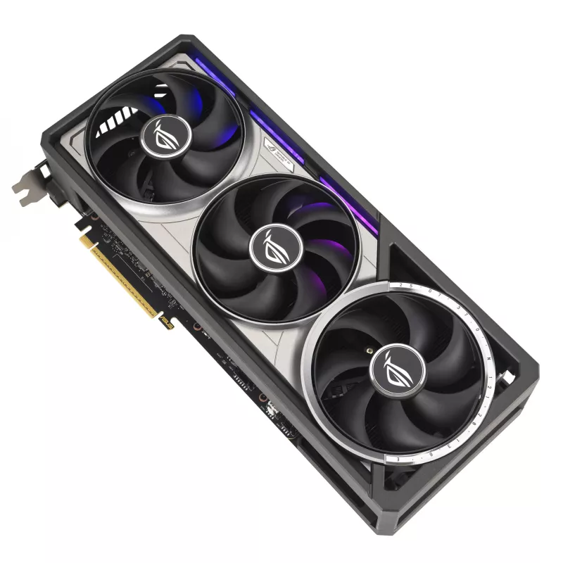Grafikas karte ASUS GeForce RTX 5090 — 32 GB GDDR7, 512 bitu, PCIe 5.0, 4 ventilatori, 357,6×149,3×76 mm