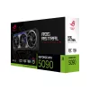 Grafikas karte ASUS GeForce RTX 5090 — 32 GB GDDR7, 512 bitu, PCIe 5.0, 4 ventilatori, 357,6×149,3×76 mm