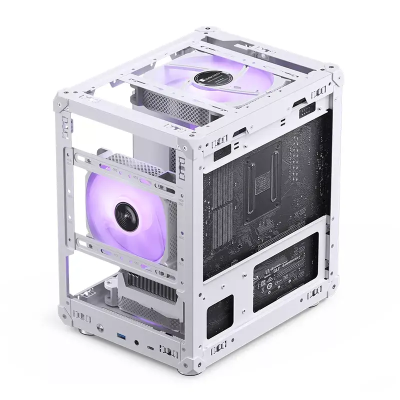 Datora korpuss Jonsbo C6 Mini Tower balts