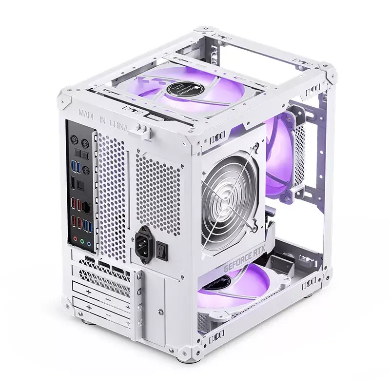 Datora korpuss Jonsbo C6 Mini Tower balts