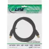 InLine USB 2.0 kabelis Type A vīrišķais / Type B sievišķais melns, apzeltīts, 1 m