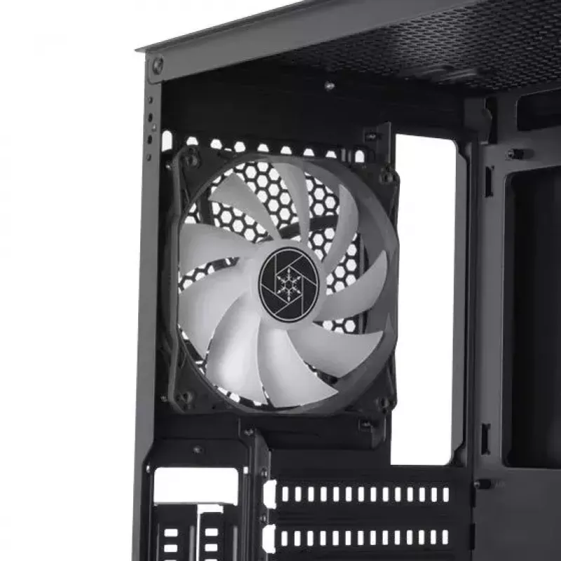 PC korpuss Silverstone FARA R1 PRO V2 Melns ATX micro ATX Mini-ITX 3x120mm ventilatori