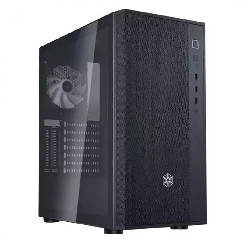 PC korpuss Silverstone FARA R1 PRO V2 Melns ATX micro ATX Mini-ITX 3x120mm ventilatori