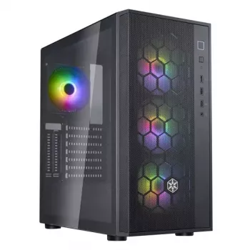 PC korpuss Silverstone FARA R1 PRO V2 Melns ATX micro ATX Mini-ITX 3x120mm ventilatori