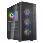 PC korpuss Silverstone FARA R1 PRO V2 Melns ATX micro ATX Mini-ITX 3x120mm ventilatori