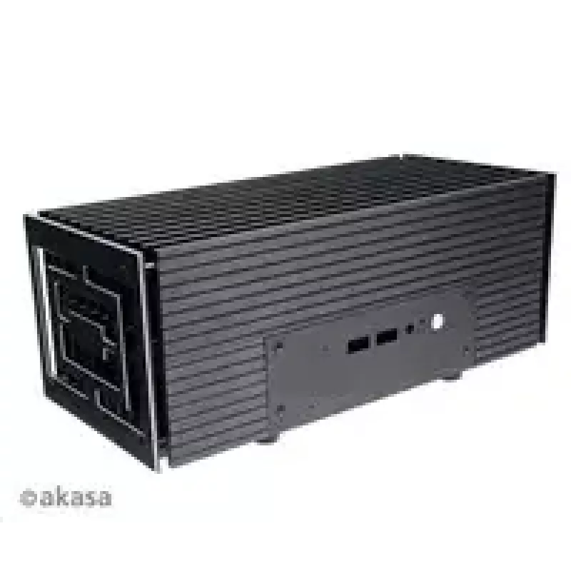Datora korpuss Akasa A-NUC45-M1B Mini-ITX Melns