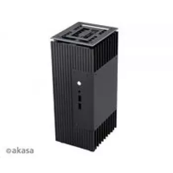 Datora korpuss Akasa A-NUC45-M1B Mini-ITX Melns