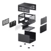 PC case Jonsbo N3 Mini Tower Melns