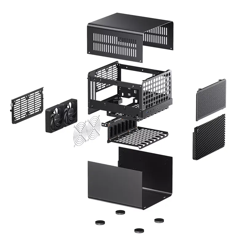 PC case Jonsbo N3 Mini Tower Melns