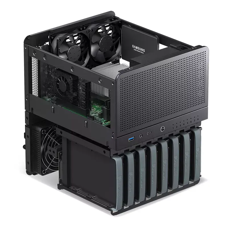 PC case Jonsbo N3 Mini Tower Melns