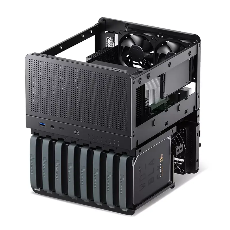 PC case Jonsbo N3 Mini Tower Melns