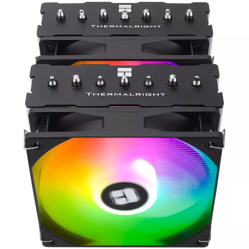 Gaisa dzesētājs Thermalright Phantom Spirit 120 SE ARGB 12 cm Melns