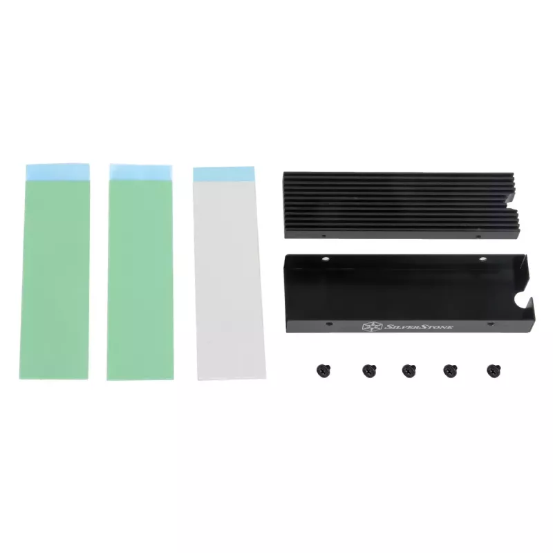Dzesētājs/Radiators Silverstone TP05 Melns 76.4mm x 10.3mm x 24.8mm