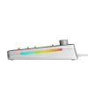 Glorious Gaming GMMK 3 PRO 75% Barebones Wired Silver - US, 75%, Vadu, USB, RGB LED, Sudraba