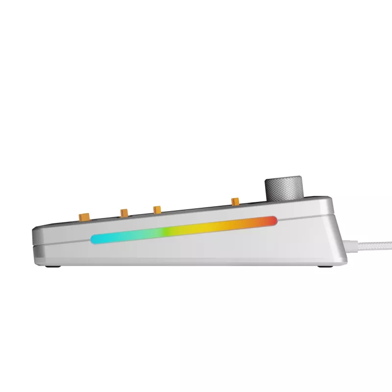 Glorious Gaming GMMK 3 PRO 75% Barebones Wired Silver - US, 75%, Vadu, USB, RGB LED, Sudraba