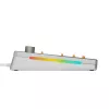 Glorious Gaming GMMK 3 PRO 75% Barebones Wired Silver - US, 75%, Vadu, USB, RGB LED, Sudraba