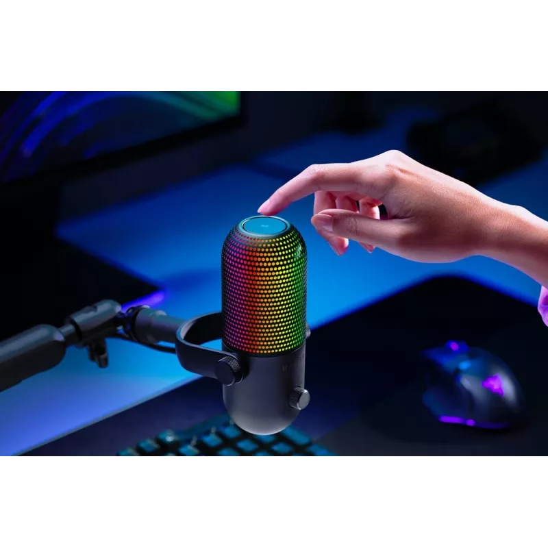 RAZER Seiren V3 Chroma galda mikrofons - melns