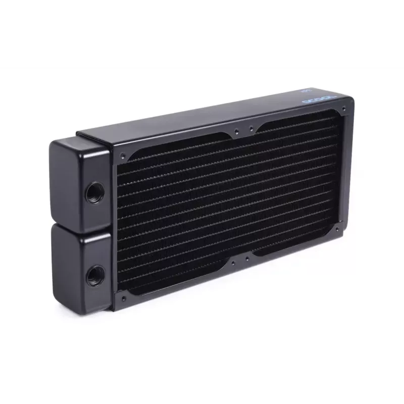 Radiators Alphacool 14439 Brass Copper Steel Melns 124mm Width