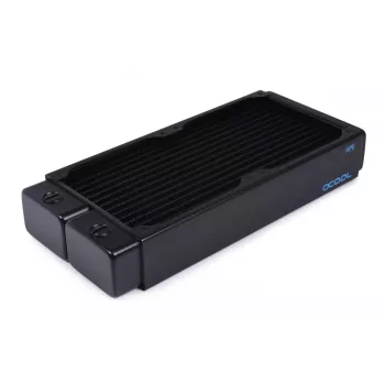 Radiators Alphacool 14439 Brass Copper Steel Melns 124mm Width