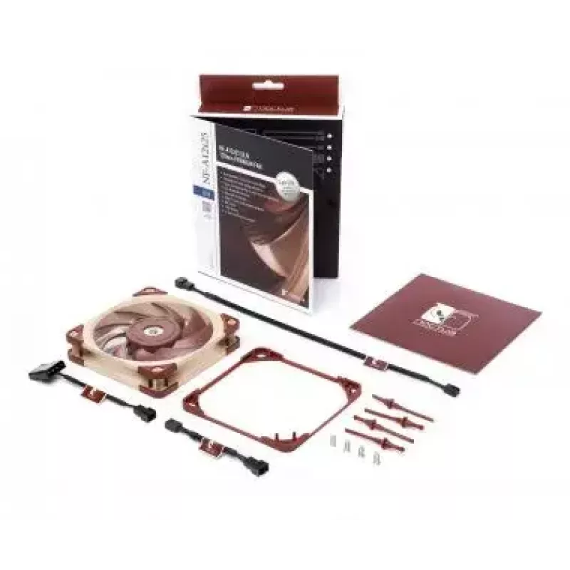 Noctua 120 mm korpusa ventilators NF-A12x25 ULN, 12 V, 1200 RPM, 55.7 m³/h, 0.6 W, 12.1 dB, SSO gultnis
