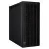 PC korpuss ASUS ProArt PA602 Wood Edition Midi Tower melns — EATX atbalsts, 45 cm GPU, 19 cm PSU/dzesētājs, 8 HDD nodalījumi, USB-C
