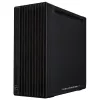 PC korpuss ASUS ProArt PA602 Wood Edition Midi Tower melns — EATX atbalsts, 45 cm GPU, 19 cm PSU/dzesētājs, 8 HDD nodalījumi, USB-C