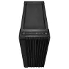 PC korpuss ASUS ProArt PA602 Wood Edition Midi Tower melns — EATX atbalsts, 45 cm GPU, 19 cm PSU/dzesētājs, 8 HDD nodalījumi, USB-C