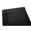 PC korpuss ASUS ProArt PA602 Wood Edition Midi Tower melns — EATX atbalsts, 45 cm GPU, 19 cm PSU/dzesētājs, 8 HDD nodalījumi, USB-C