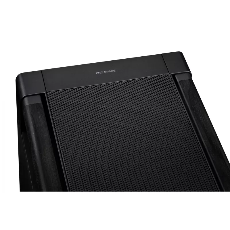 PC korpuss ASUS ProArt PA602 Wood Edition Midi Tower melns — EATX atbalsts, 45 cm GPU, 19 cm PSU/dzesētājs, 8 HDD nodalījumi, USB-C
