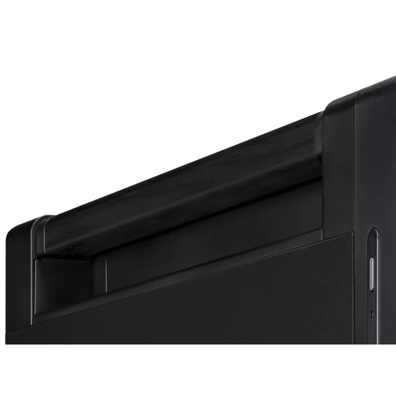 PC korpuss ASUS ProArt PA602 Wood Edition Midi Tower melns — EATX atbalsts, 45 cm GPU, 19 cm PSU/dzesētājs, 8 HDD nodalījumi, USB-C
