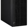 PC korpuss ASUS ProArt PA602 Wood Edition Midi Tower melns — EATX atbalsts, 45 cm GPU, 19 cm PSU/dzesētājs, 8 HDD nodalījumi, USB-C